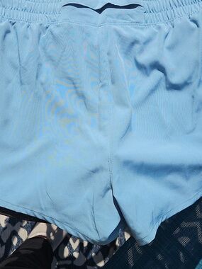 Reebok Women's Turquoise Elastic-Waist Athletic Shorts